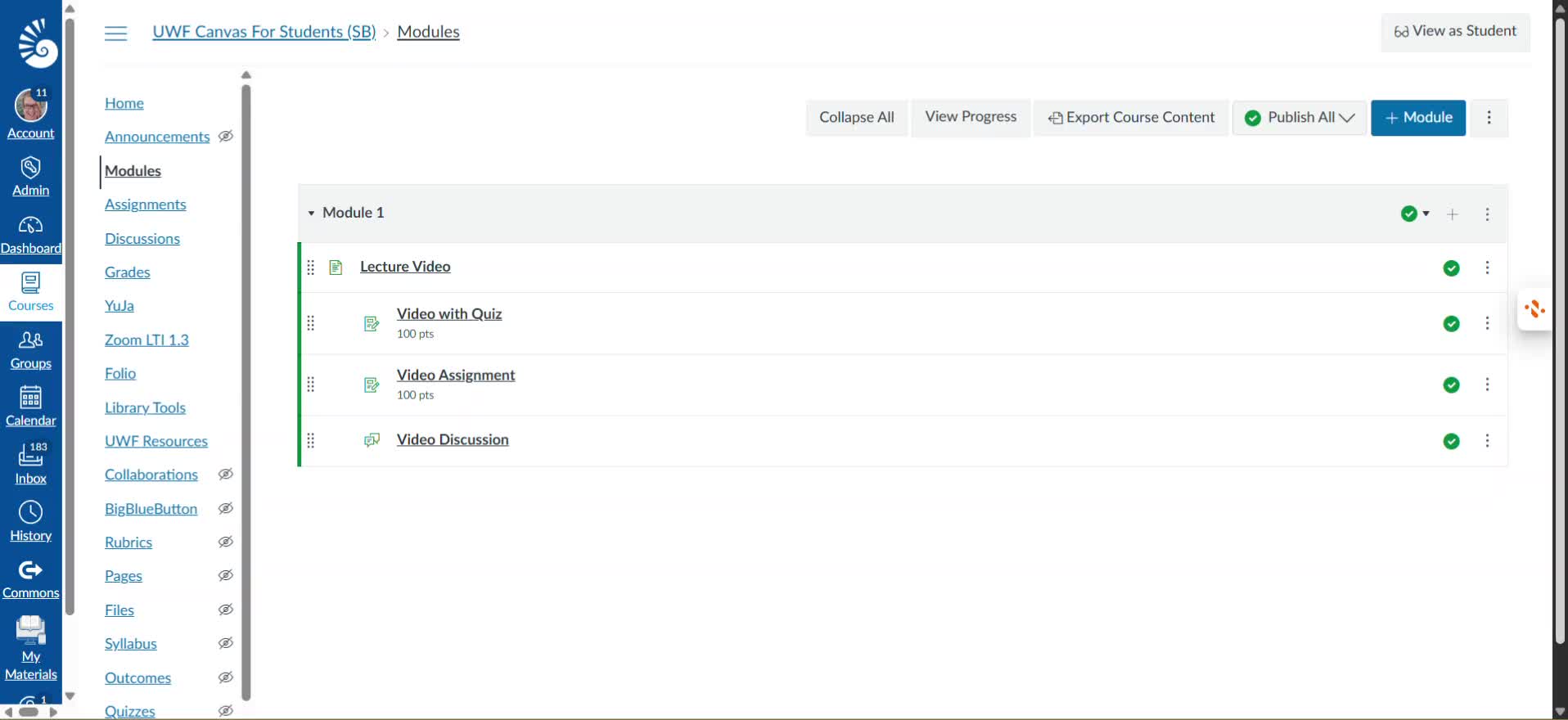 university-of-west-florida-enterprise-video-platform